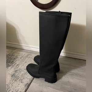 Zara rubber rain boots